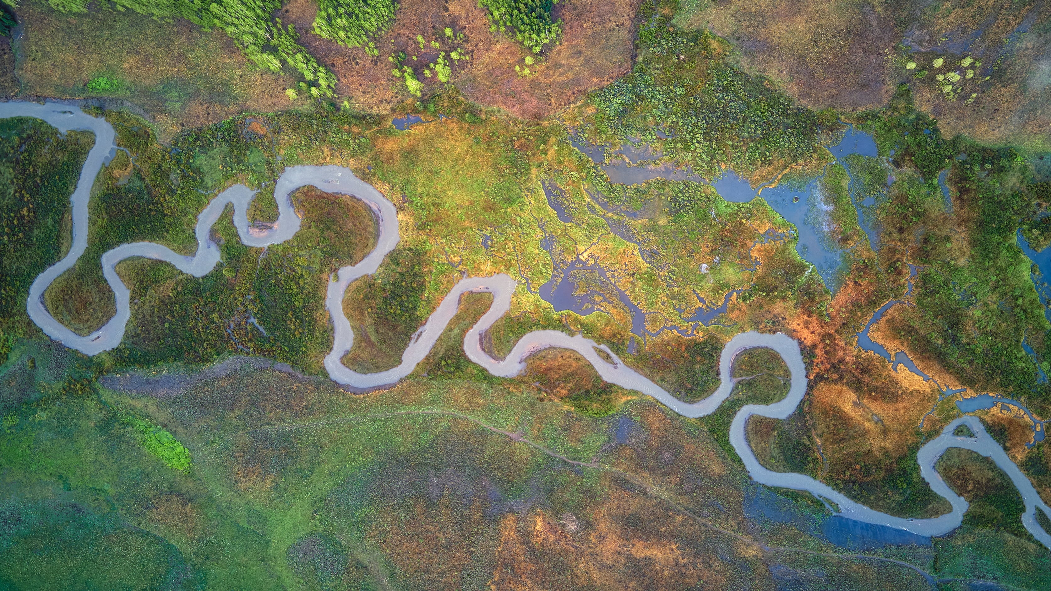 Green Valley Background